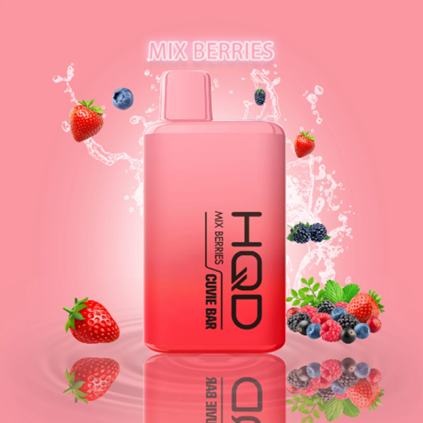 HQD CUVIE BAR 5% NIC DISPOSABLE - MIX BERRIES - Image 2