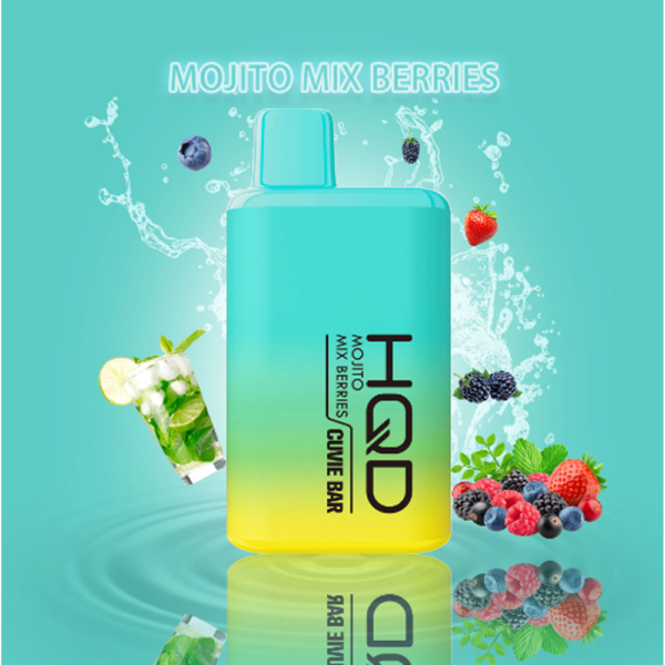 HQD CUVIE BAR 5% NIC DISPOSABLE - MOJITO MIX BERRIES - Image 2