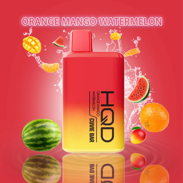 HQD CUVIE BAR 5% NIC DISPOSABLE - ORANGE MANGO WTRMLN - Image 2