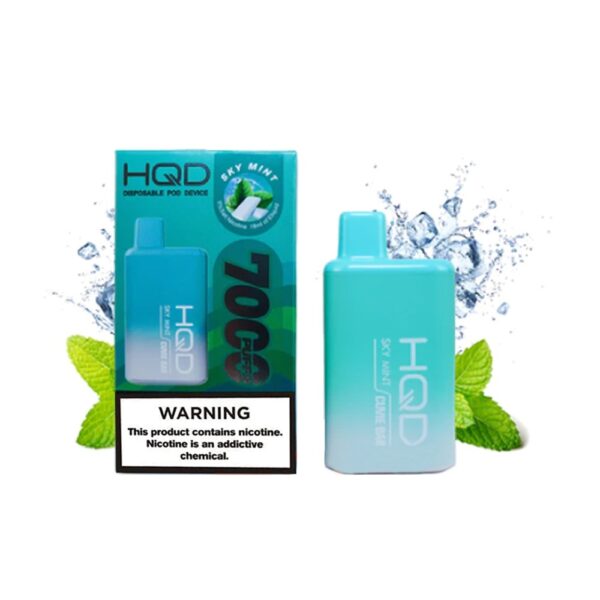 HQD CUVIE BAR 5% NIC DISPOSABLE - SKY MINT