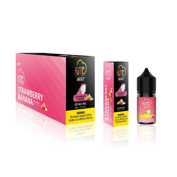 FUME 5% SALT NIC 30ML JUICE - STRAWBERRY BANANA - Image 2