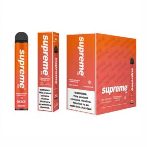 SUPREME MAX 5% SALT NIC DISPOSABLE  – POMEGRANATE ICE