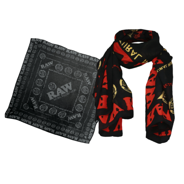 RAW FASHION SCARF - BLACK
