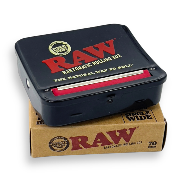 RAW 70MM METAL AUTO ROLL BOX - SOLID
