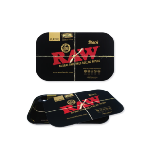 RAW ROLLING SMALL TRAY COVER – BLACK