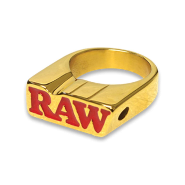 RAW SMOKE GOLD RING FINISH SIZE 12 - Image 2