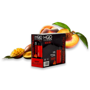 HQD CUVIE BOX 5% DISPOSABLE – MANGO PEACH