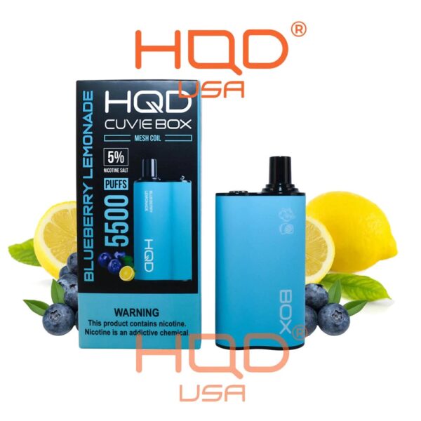 HQD CUVIE BOX 5% DISPOSABLE - BLUEBERRY LEMONADE - Image 2