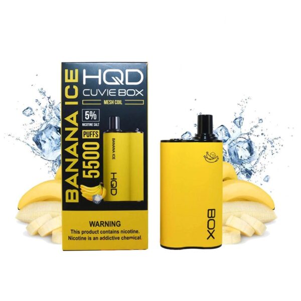 HQD CUVIE BOX 5% DISPOSABLE - BANANA ICE