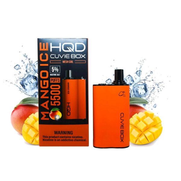 HQD CUVIE BOX 5% DISPOSABLE - MANGO ICE