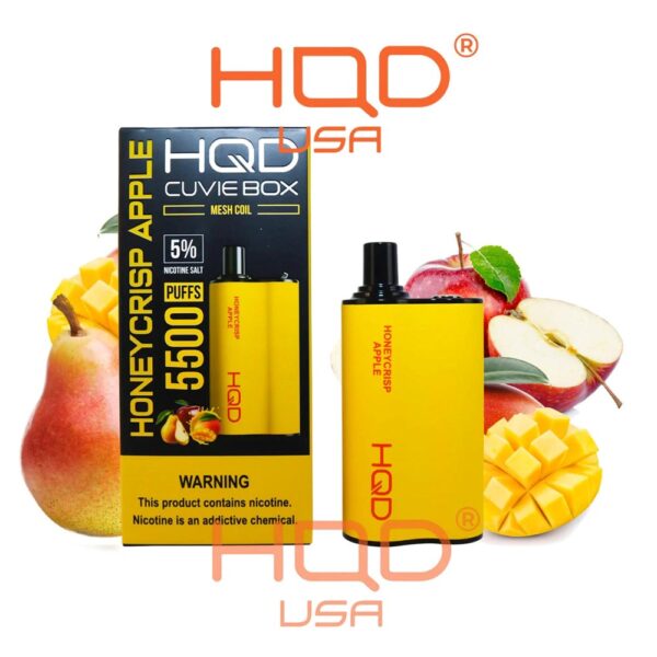 HQD CUVIE BOX 5% DISPOSABLE - HONEY CRISP APPLE - Image 2
