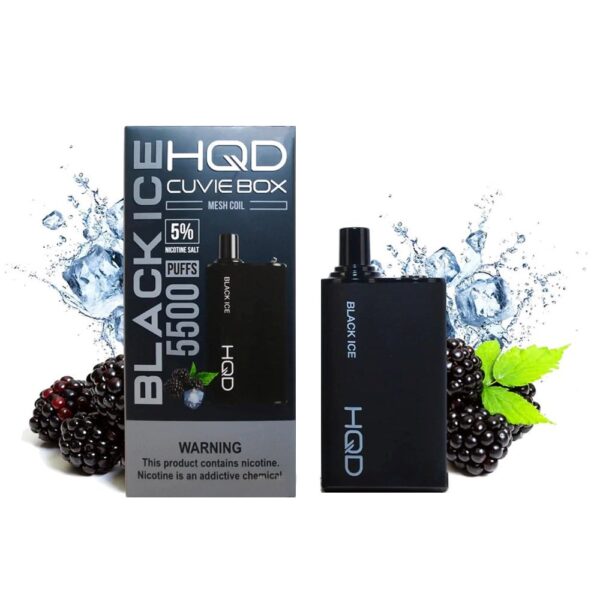 HQD CUVIE BOX 5% DISPOSABLE - BLACK ICE