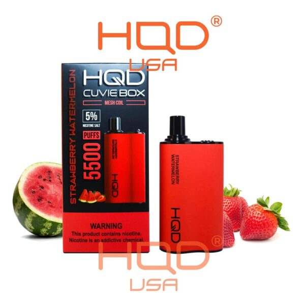 HQD CUVIE BOX 5% DISPOSABLE - STRAW WTRMLN - Image 2