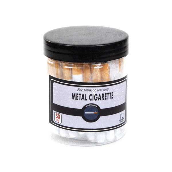 METAL CIGARETTE PIPE JAR