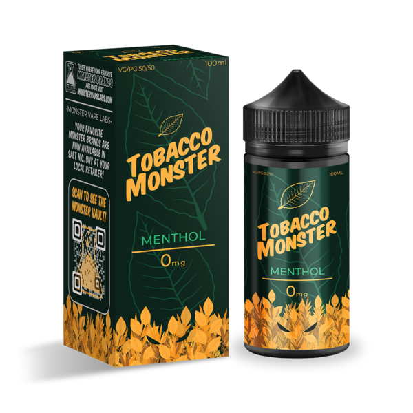 TOBACCO MONSTER 100ML JUICE 0MG  - MENTHOL