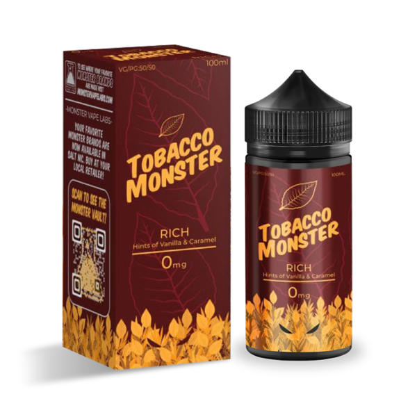 TOBACCO MONSTER 100ML JUICE 0MG  - RICH