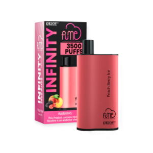 FUME INFINITY 5% SALT NIC DISPOSABLE – PEACH BERRY ICE