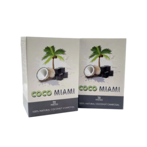 COCO MIAMI  72PCS COCONUT CHARCOAL
