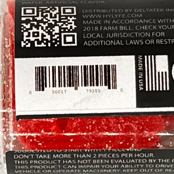 HYLYFE EXOTIC D9 THCP 100MG GUMMIES - BIRTHDAY CAKE - Image 3