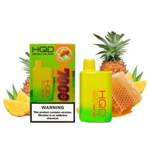 HQD CUVIE BAR 5% NIC DISPOSABLE  – HNYDEW PINEAPPLE