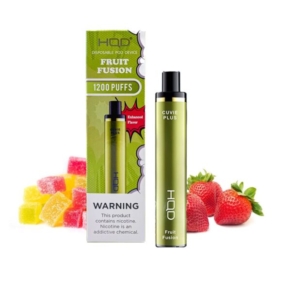 HQD CUVIE PLUS 5% NIC DISPOSABLE - FRUIT FUSION