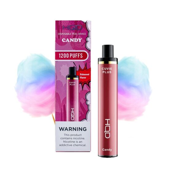 HQD CUVIE PLUS 5% NIC DISPOSABLE - CANDY