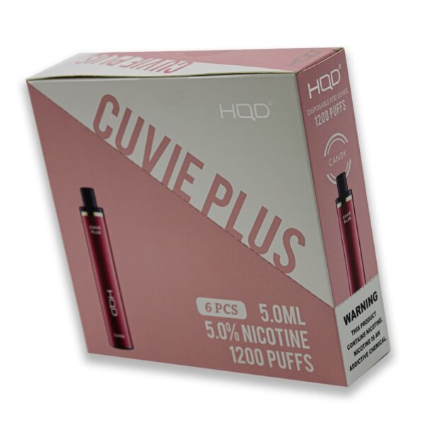 HQD CUVIE PLUS 5% NIC DISPOSABLE - CANDY - Image 2