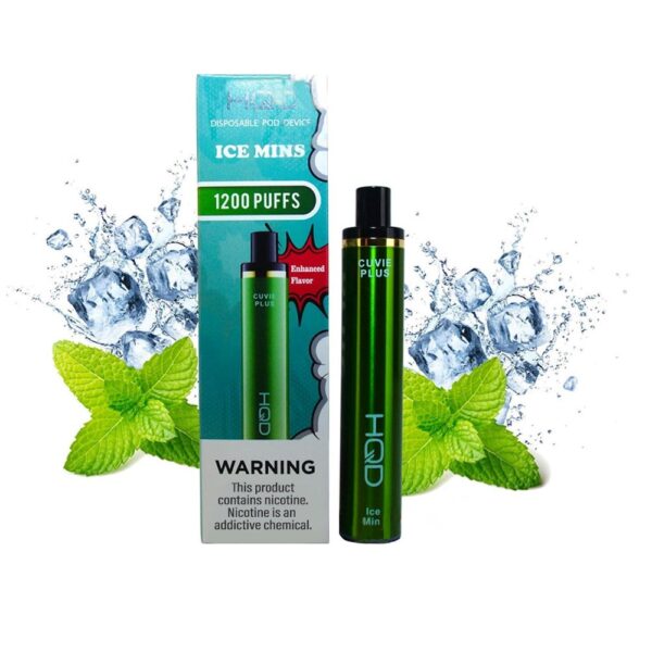 HQD CUVIE PLUS 5% NIC DISPOSABLE - ICE MINT