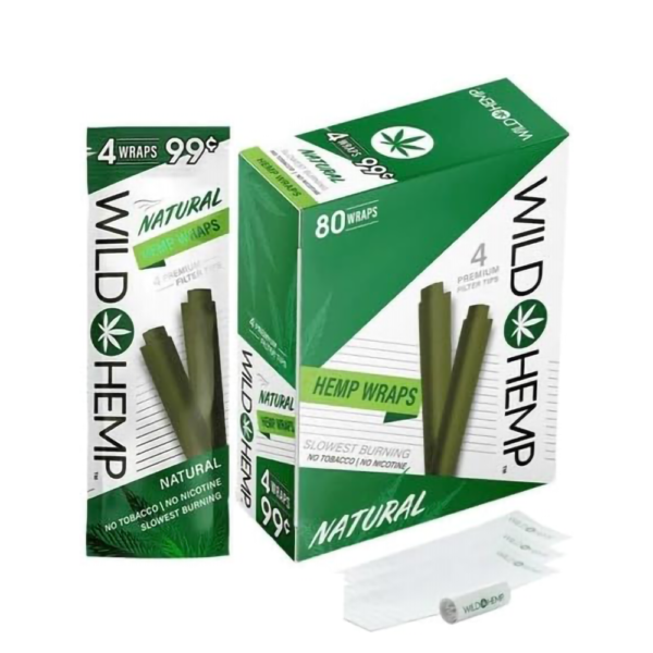 WILD  HEMP W/ FILTER TIP 4/0.99 WRAPS - ISLAND TWIST