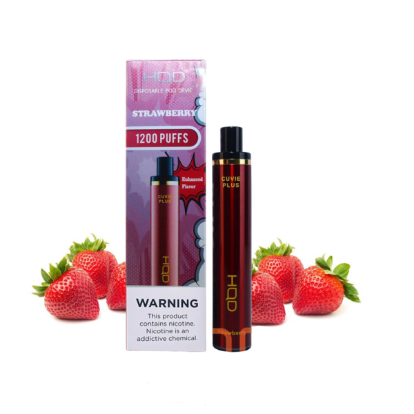 HQD CUVIE PLUS 5% NIC DISPOSABLE - STRAW