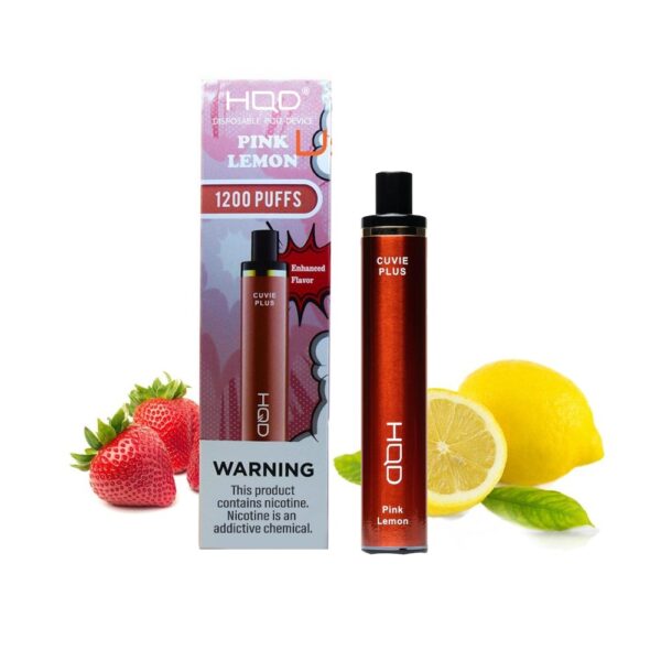HQD CUVIE PLUS 5% NIC DISPOSABLE - PINK LEMON