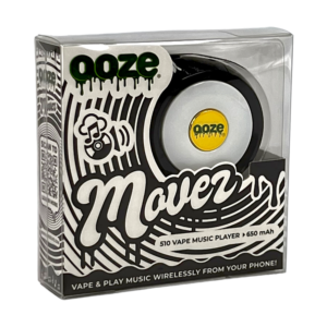 OOZE MOVERS WIRELESS SPEAKER VAPE BATTERY – PANTHER BLACK