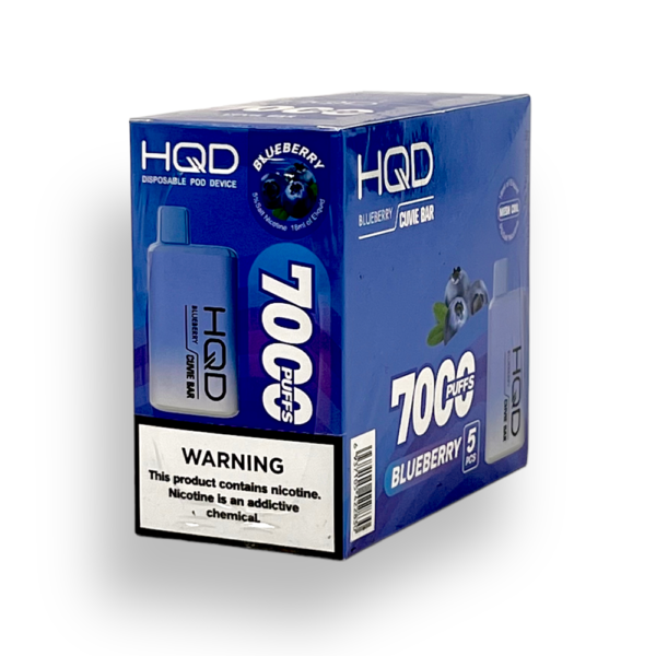 HQD CUVIE BAR 5% NIC DISPOSABLE  - BLUEBERRY - Image 2