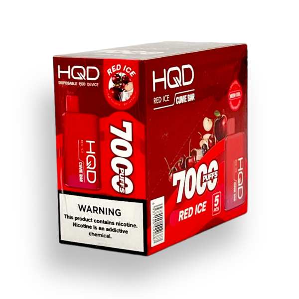 HQD CUVIE BAR 5% NIC DISPOSABLE  - RED ICE - Image 2