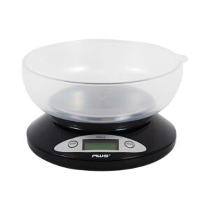 SCALE AWS 5KG KITCHEN SCALE BOWL – BLACK