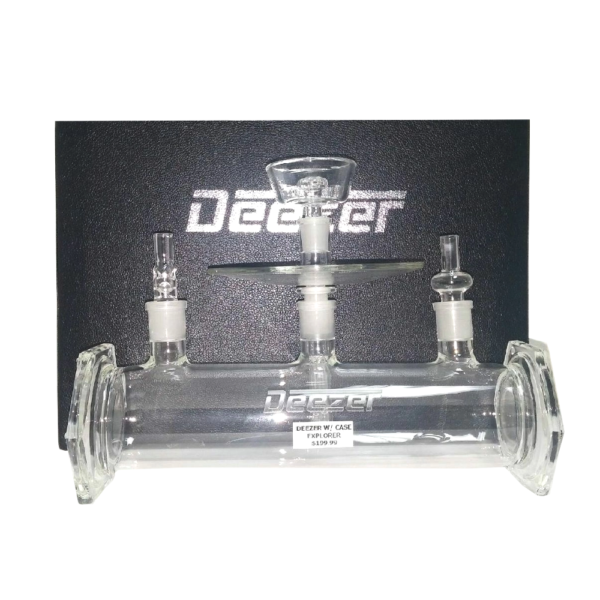 DEEZER EXPLORER GLASS HOOKAH W/ CASE