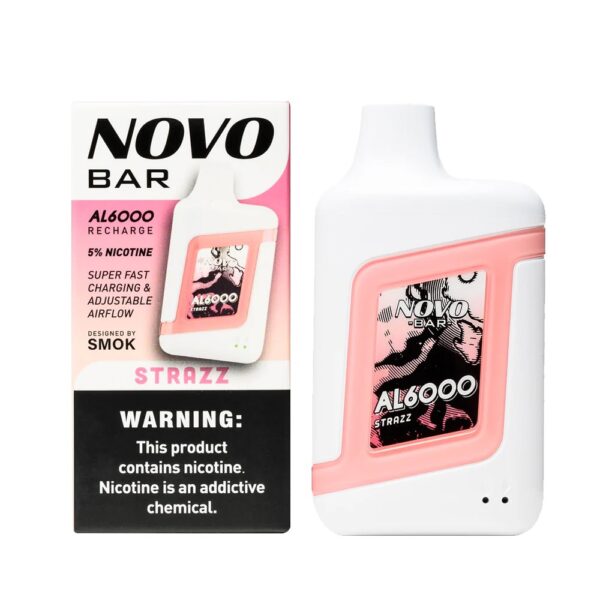 SMOK NOVO BAR 5% SALT NIC DISPOSABLE - STRAZZ