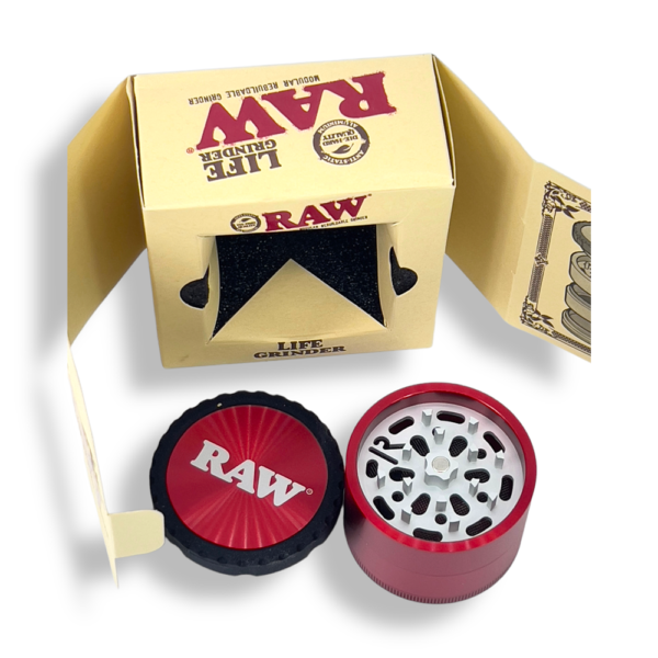 RAW LIFE GRINDER MODULAR REBUILDABLE GRINDER - RED - Image 2