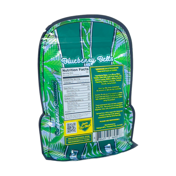 HIDDEN HILLS BLEND D11/D9/THCP LIVE RESIN 3000MG GUMMIES - BLUEBERRY BELTS - Image 2