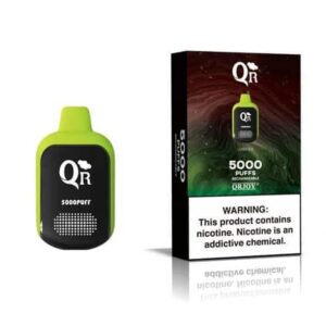 QR  5% NIC 5000 PUFFS DISPOSABLE – KIWI STRAWBERRY