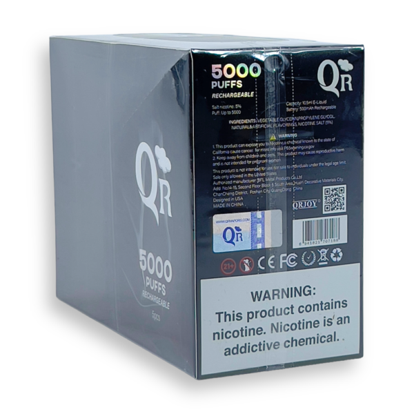 QR 5% NIC 5000 PUFFS DISPOSABLE - CANDY - Image 2