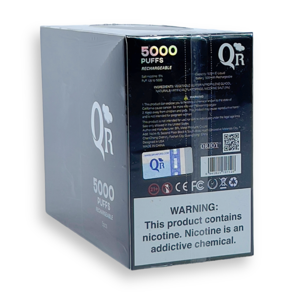 QR 5% NIC 5000 PUFFS DISPOSABLE - ICE COLA - Image 2