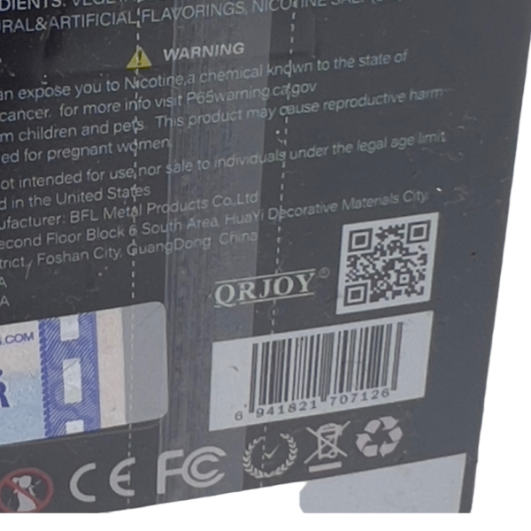 QR 5% NIC 5000 PUFFS DISPOSABLE - ICE COLA - Image 3