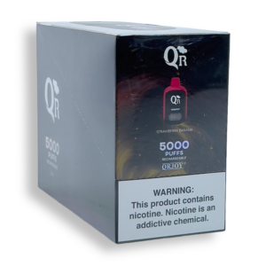 QR 5% NIC 5000 PUFFS DISPOSABLE – STRAW BANANA