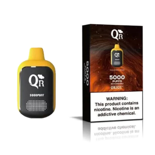 QR 5% NIC 5000 PUFFS DISPOSABLE - TANGERINE BOMB