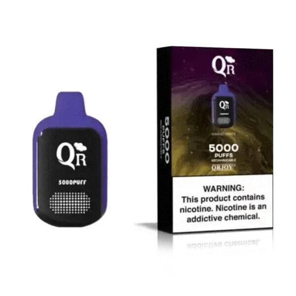 QR 5% NIC 5000 PUFFS DISPOSABLE - MANGO GRAPE