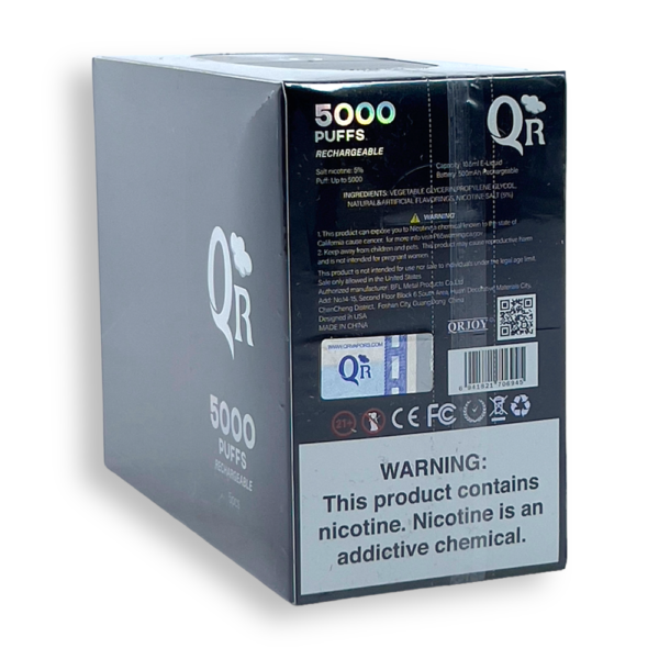 QR 5% NIC 5000 PUFFS DISPOSABLE - WILD BERRYS - Image 2