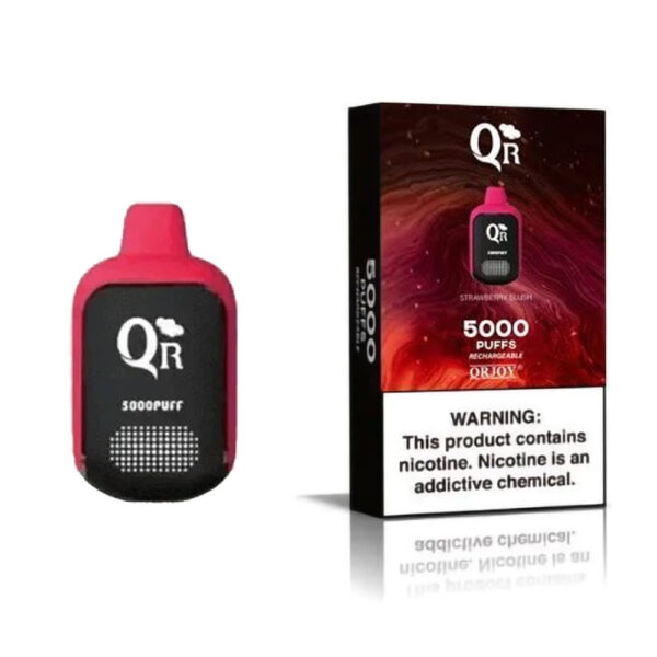 QR 5% NIC 5000 PUFFS DISPOSABLE - STRAW SLUSH
