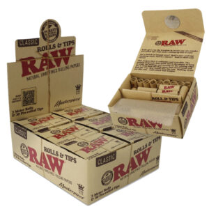 RAW CLASSIC MASTERPIECE 3 METERS KS ROLLS & TIPS