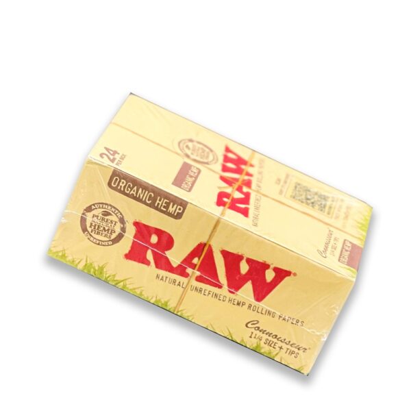 RAW ORGANIC HEMP CONNOISSEUR 1 1/4 + TIPS - Image 2